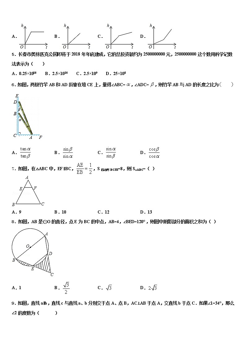 广东省云浮云城区五校联考2022年中考数学最后一模试卷含解析02
