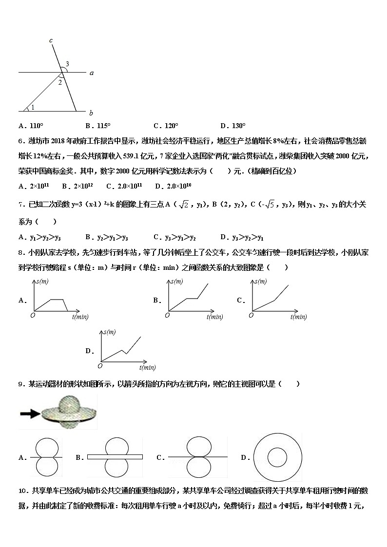 广东省惠州光正实验2022年中考联考数学试卷含解析02