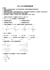 广东省汕头市潮阳区2021-2022学年中考数学适应性模拟试题含解析