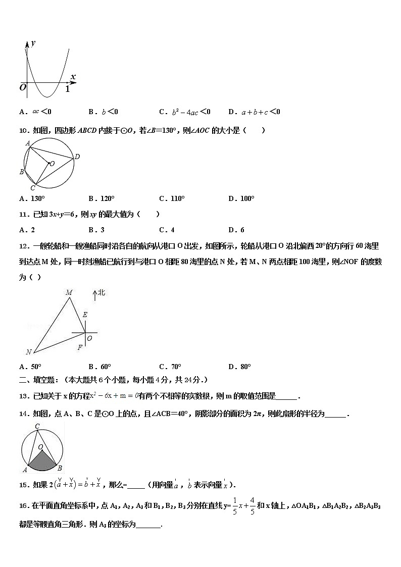 甘肃省兰州市天庆实验中学2022年中考数学模拟试题含解析第3页