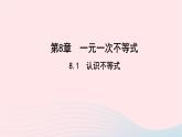 數(shù)學華東師大版七年級下冊同步教學課件第8章一元一次不等式8.1認識不等式作業(yè)