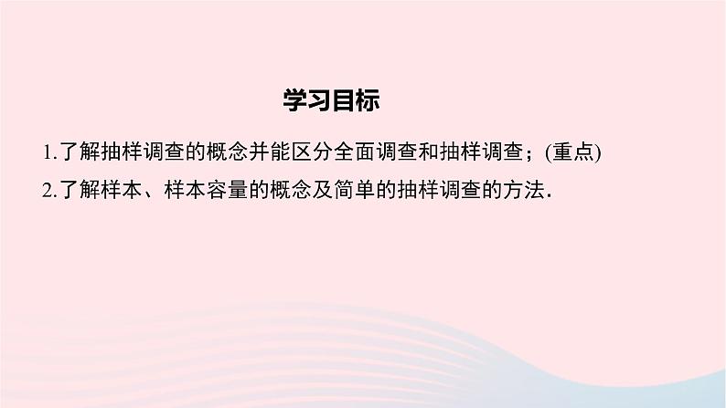 数学人教版七年级下册同步教学课件第10章数据的收集整理与描述10.1统计调查202