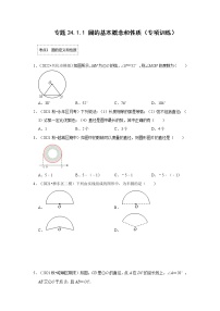 专题24.1.1 圆的基本概念和性质（专项训练）-2022-2023学年九年级数学上册《 考点解读•专题训练》（人教版）