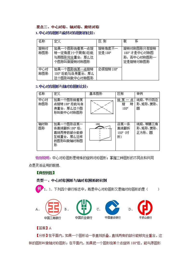 专题23.4 中心对称（知识讲解）-2022-2023学年九年级数学上册基础知识专项讲练（人教版）02