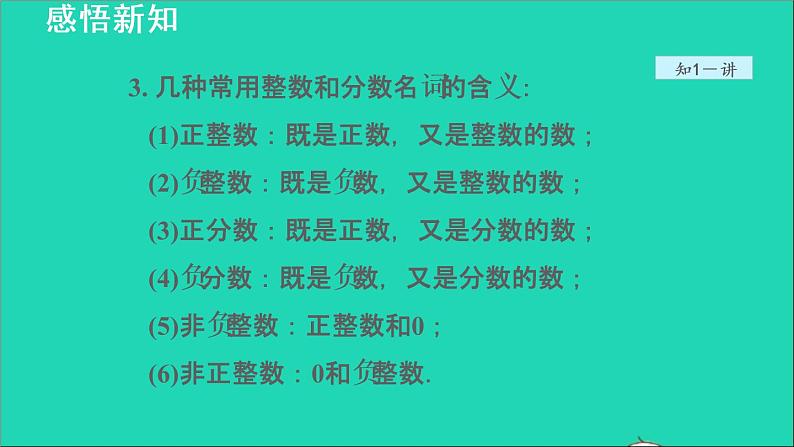 数学苏科版七年级上册同步教学课件第2章有理数2.2有理数与无理数1有理数授课第6页