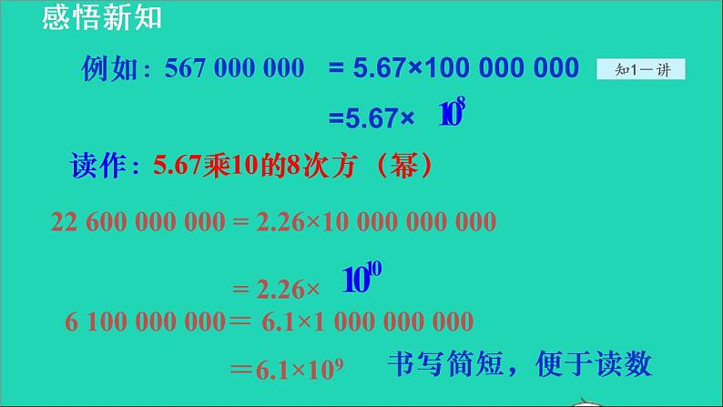 数学苏科版七年级上册同步教学课件第2章有理数2.7有理数的乘方2有理数的乘方__科学记数法授课08