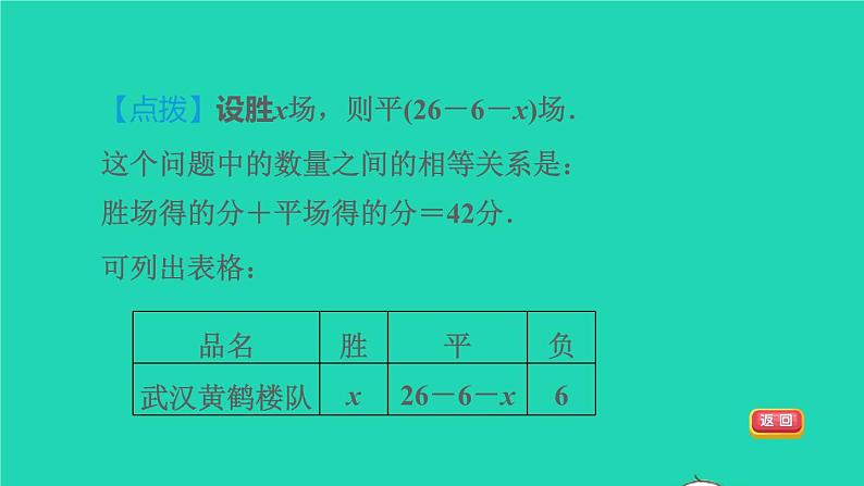 数学苏科版七年级上册同步教学课件第4章一元一次方程4.3用一元一次方程解决问题2列表分析问题授课06