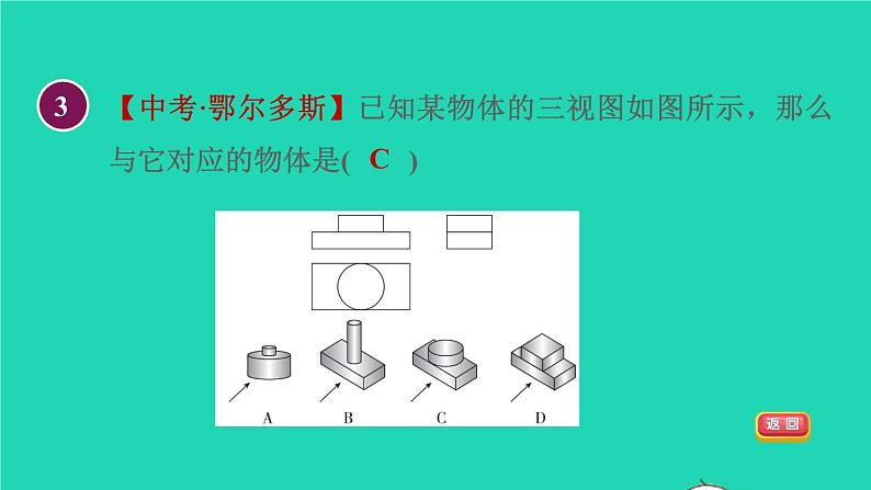 数学苏科版七年级上册同步教学课件第5章走进图形世界5.4主视图左视图俯视图2根据视图分析立体图形授课06