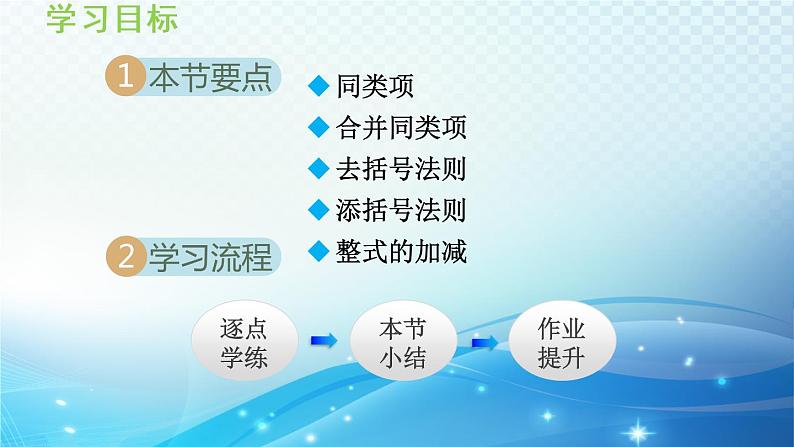 初中数学华师大版七年级上册 3.4 整式的加减 导学课件02