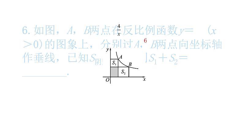 2022九年级数学下册第二十六章反比例函数26.1反比例函数26.1.2反比例函数的图象和性质第2课时反比例函数的图象和性质的综合运用习题课件新版新人教版第7页