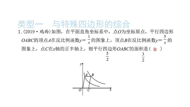 2022九年级数学下册第二十六章反比例函数26.1反比例函数方法专题2反比例函数与几何图形的综合习题课件新版新人教版第2页