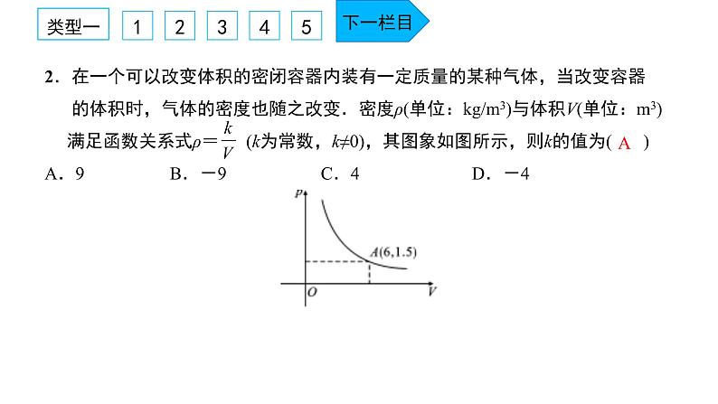 2022九年级数学下册专题卷四二次函数与反比例函数的实际应用习题课件新版新人教版第3页