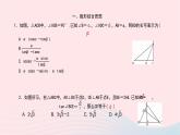 数学北师大版九年级下册 同步教学课件第1章直角三角形的边角关系专题(二)解直角三角形中的数学思想作业