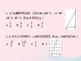 数学人教版九年级下册同步教学课件第28章锐角三角函数28.1锐角三角函数第2课时锐角三角函数作业