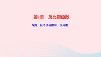 初中数学湘教版九年级上册1.1 反比例函数教学ppt课件