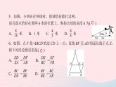 数学湘教版九年级上册同步教学课件第3章图形的相似3.4相似三角形的判定与性质3.4.1相似三角形的判定第1课时相似三角形判定的基本定理作业