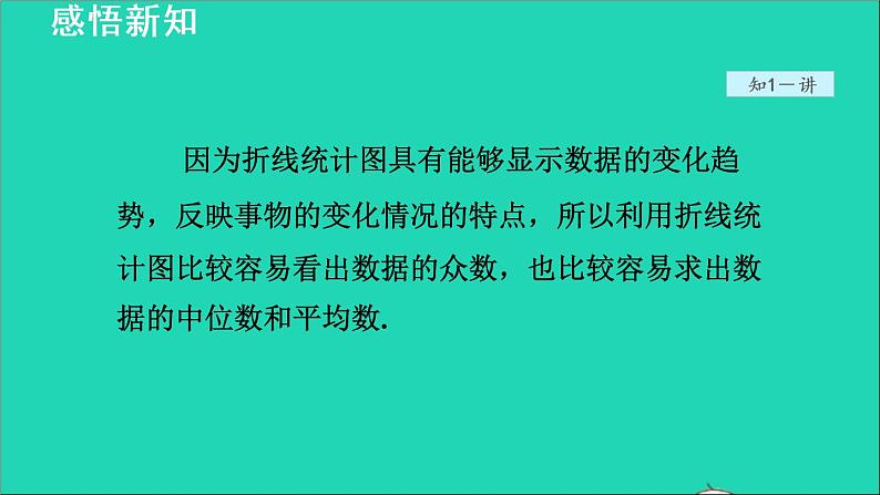 数学北师大版八年级上册同步教学课件第6章数据的分析6.3从统计图分析数据的集中趋势04