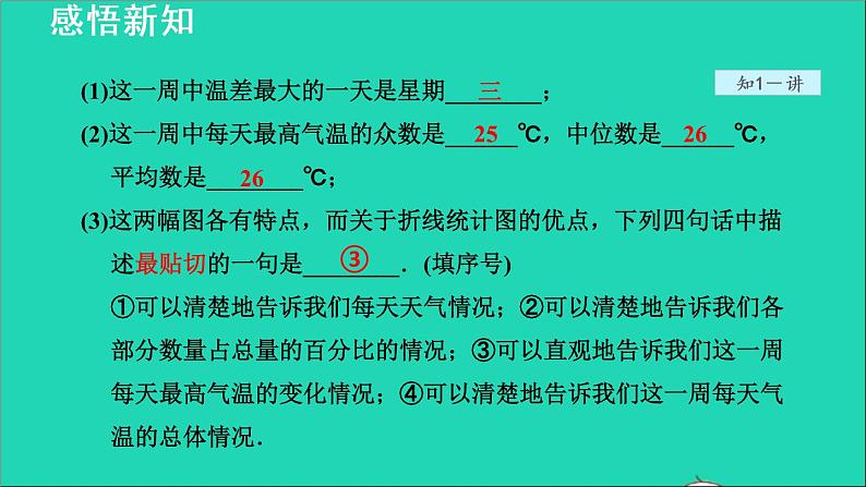 数学北师大版八年级上册同步教学课件第6章数据的分析6.3从统计图分析数据的集中趋势06