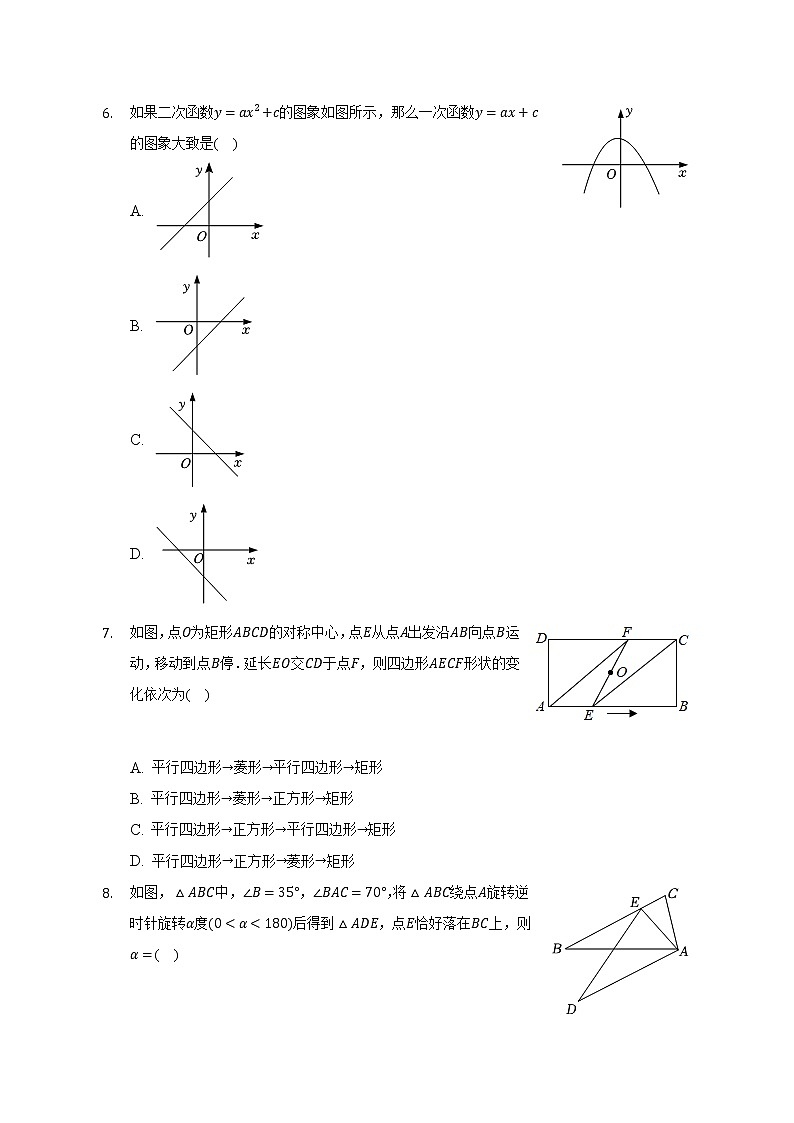 2022-2023学年湖南省长沙市长沙县湘郡未来实验学校九年级（上）入学数学试卷(解析版)02