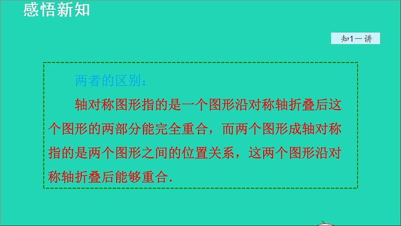 数学苏科版八年级上册同步教学课件第2章轴对称图形2.2轴对称的性质05