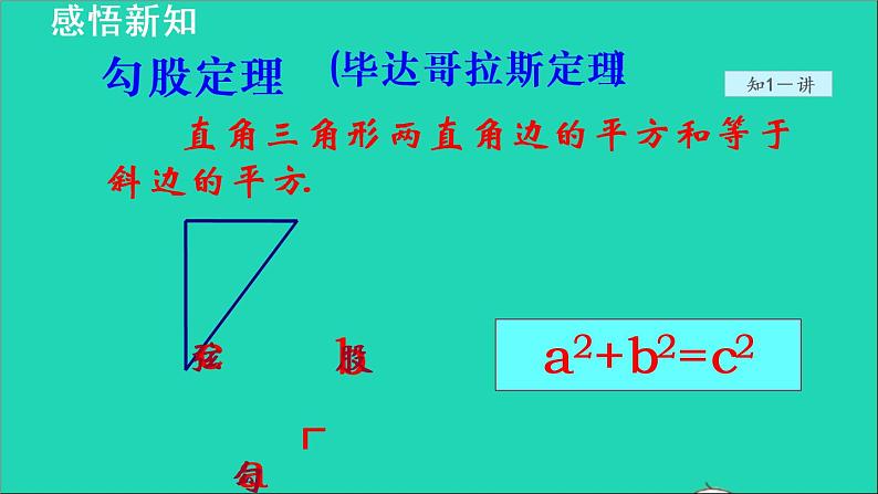 数学苏科版八年级上册同步教学课件第3章勾股定理3.1勾股定理1勾股定理07