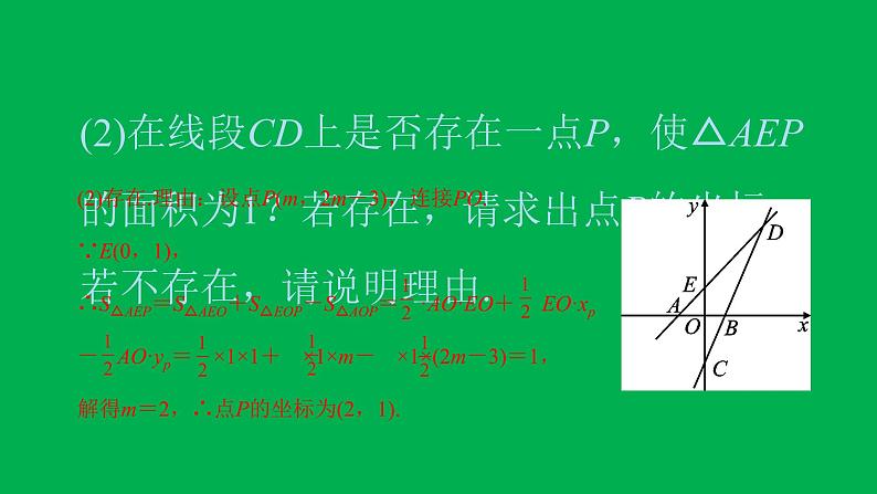 2022八年级数学下册第十九章一次函数方法专题12一次函数与图形面积习题课件新版新人教版06