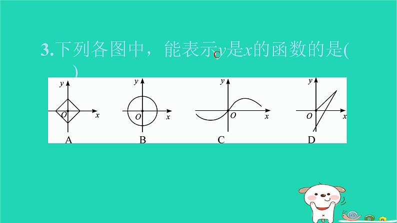 2022八年级数学下册周周卷三函数习题课件新版新人教版04