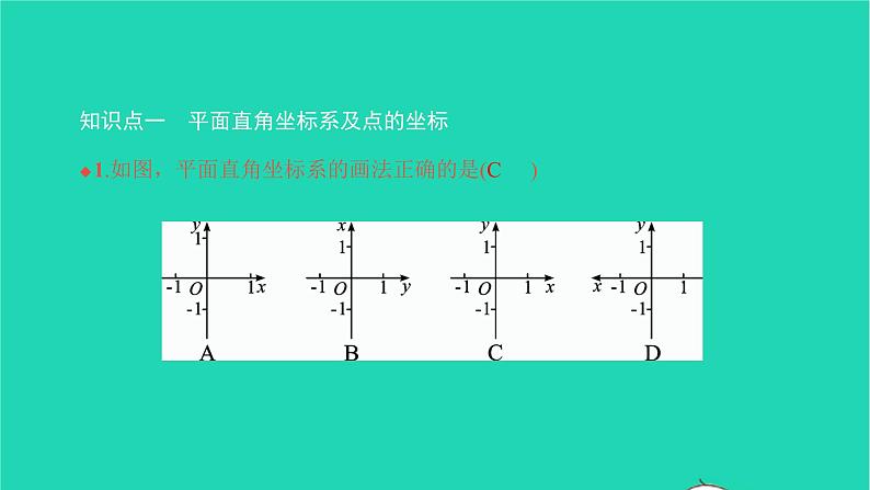 2022七年级数学下册第七章平面直角坐标系7.1平面直角坐标系7.1.2平面直角坐标系课件新版新人教版03