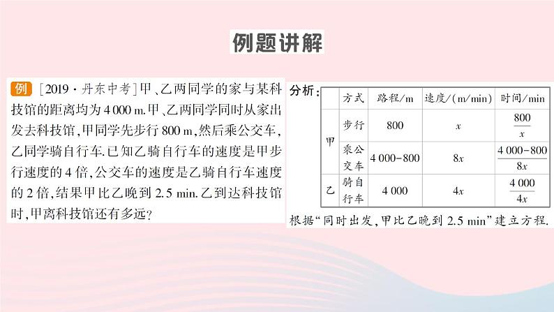 数学人教版八年级上册同步教学课件15.3分式方程专题七分式方程的应用作业第2页