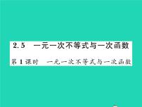 2020-2021学年5 一元一次不等式与一次函数习题ppt课件