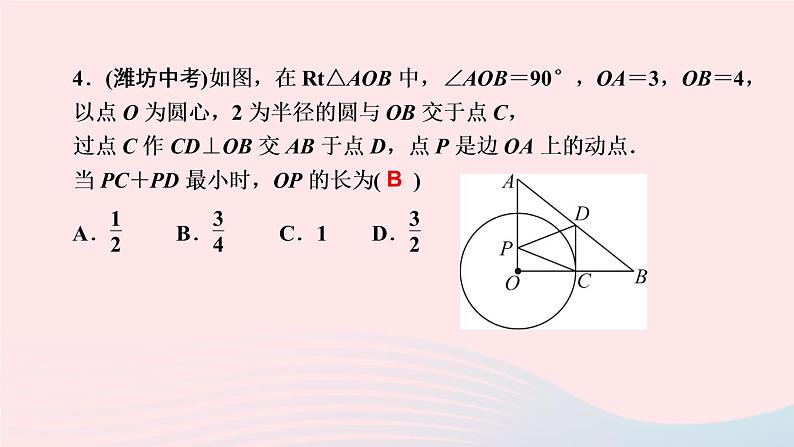 数学人教版九年级下册同步教学课件第27章相似专题训练(8)相似的综合与探究作业07