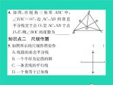 2022八年级数学下册第一章三角形的证明1.3线段的垂直平分线第2课时三角形三边的垂直平分线及尺规作图习题课件新版北师大版