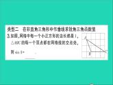 数学人教版九年级下册同步教学课件第28章锐角三角函数专题训练十七求锐角三角函数值的基本模型作业