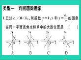 数学沪科版九年级上册同步教学课件微专题反比例函数与一次函数的综合期末热点作业