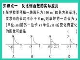 数学沪科版九年级上册同步教学课件第21章二次函数与反比例函数21.5反比例函数第4课时反比例函数的实际应用作业