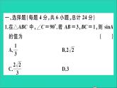 数学沪科版九年级上册同步教学课件阶段综合训练六锐角的三角函数作业