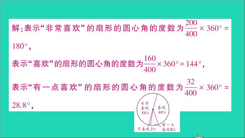 数学北师大版七年级上册同步教学课件第6章数据的收集与整理3数据的表示第1课时扇形统计图作业06