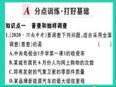 數(shù)學(xué)華東師大版九年級下冊同步教學(xué)課件第28章樣本與總體28.1抽樣調(diào)查的意義1普查和抽樣調(diào)查作業(yè)