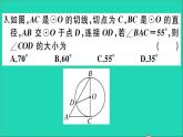 數(shù)學(xué)華東師大版九年級(jí)下冊同步教學(xué)課件復(fù)習(xí)專項(xiàng)訓(xùn)練7圓作業(yè)
