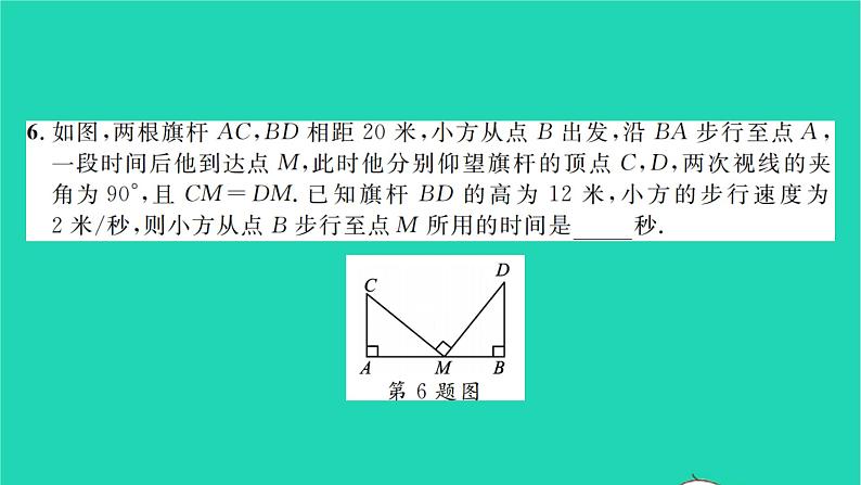 2022七年级数学下册专题卷三全等三角形中的性质与判定习题课件新版北师大版第6页