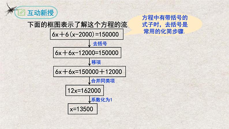 3.3解一元一次方程（第一课时去括号）（课件）-2022-2023学年七年级数学上册同步精品课堂（人教版）06