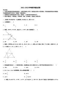 贵州省遵义市桐梓县2021-2022学年中考数学押题试卷含解析