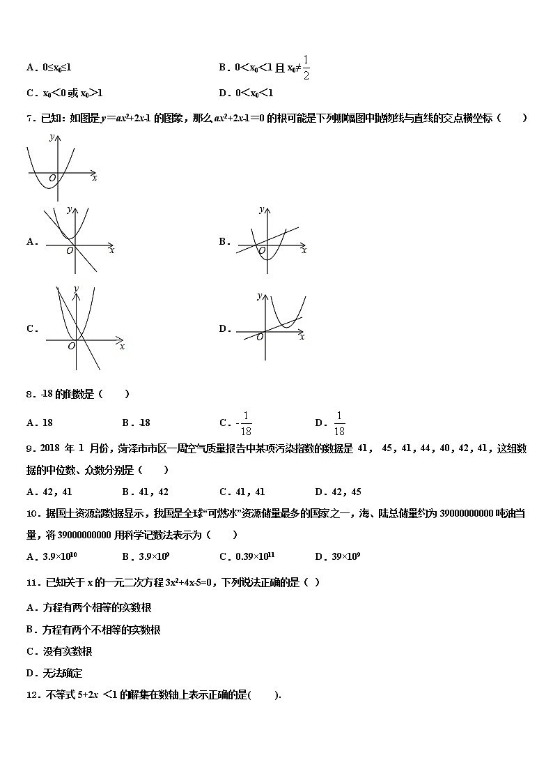 河北保定竞秀区2021-2022学年初中数学毕业考试模拟冲刺卷含解析02