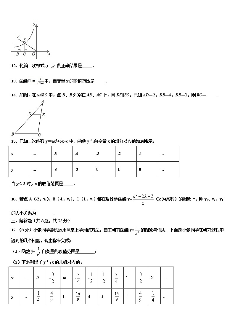 贵州省正安县2022年中考数学最后冲刺浓缩精华卷含解析第3页