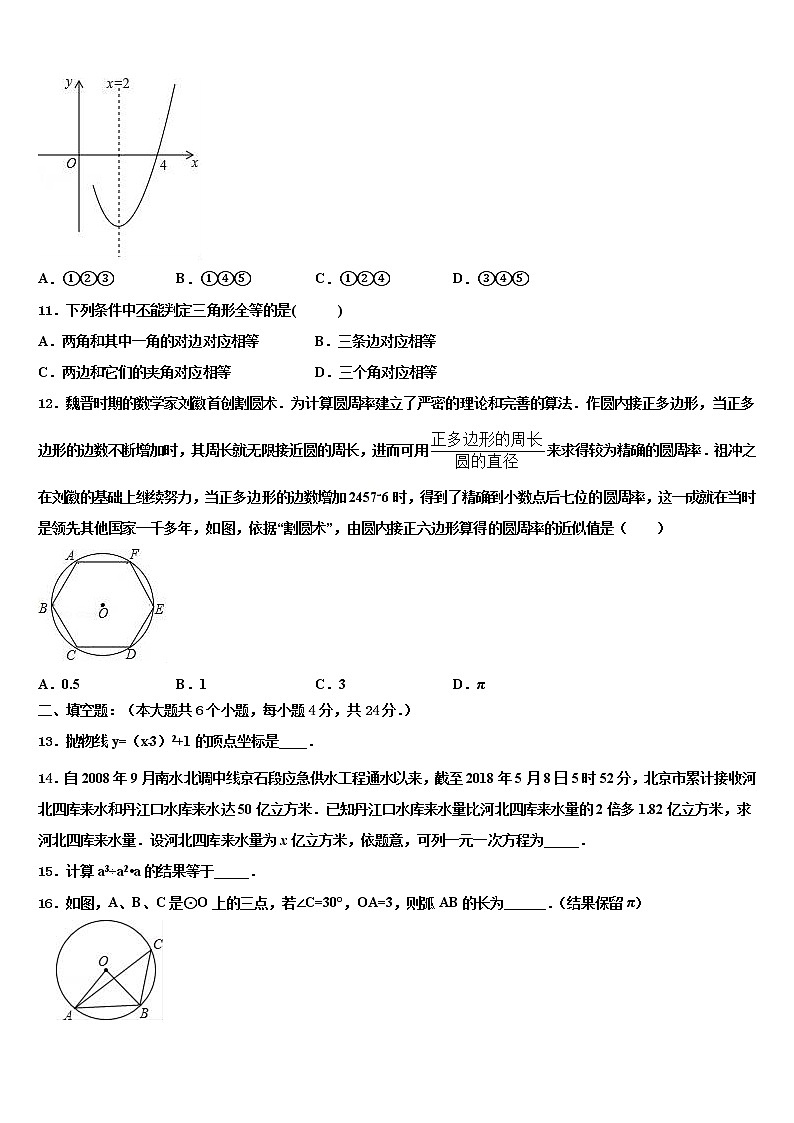 贵州省遵义市桐梓达兴中学2021-2022学年中考数学最后冲刺模拟试卷含解析第3页