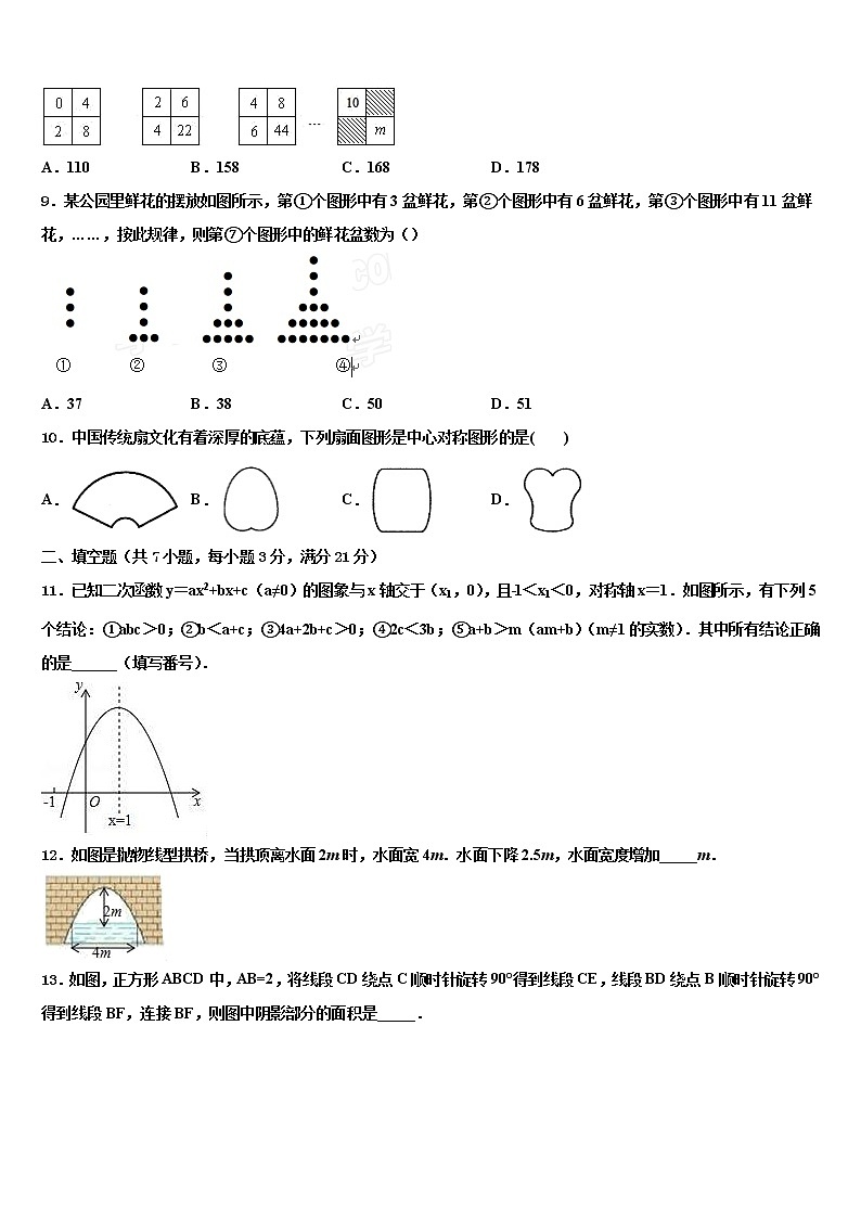河南省信阳罗山县联考2022年中考猜题数学试卷含解析03