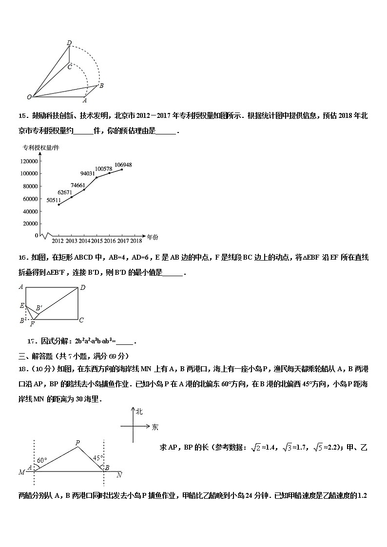 河南省周口市淮阳县重点达标名校2021-2022学年中考数学模拟预测题含解析03