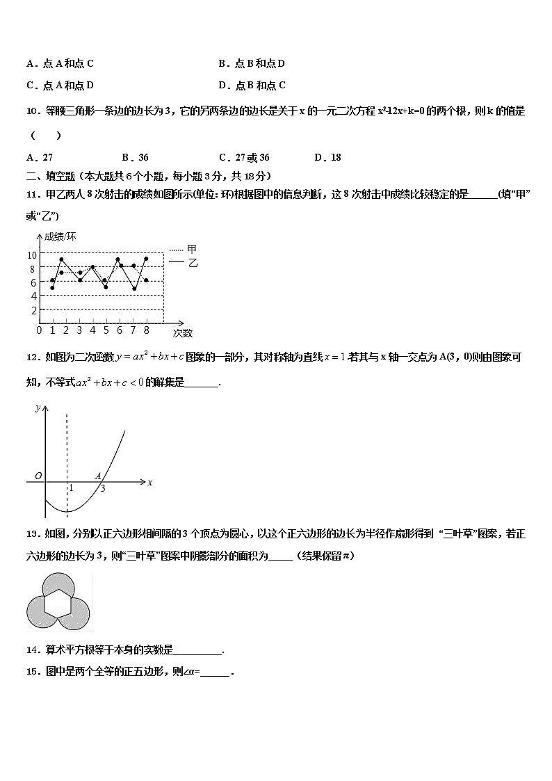 黑龙江省明水县达标名校2022年中考数学猜题卷含解析02