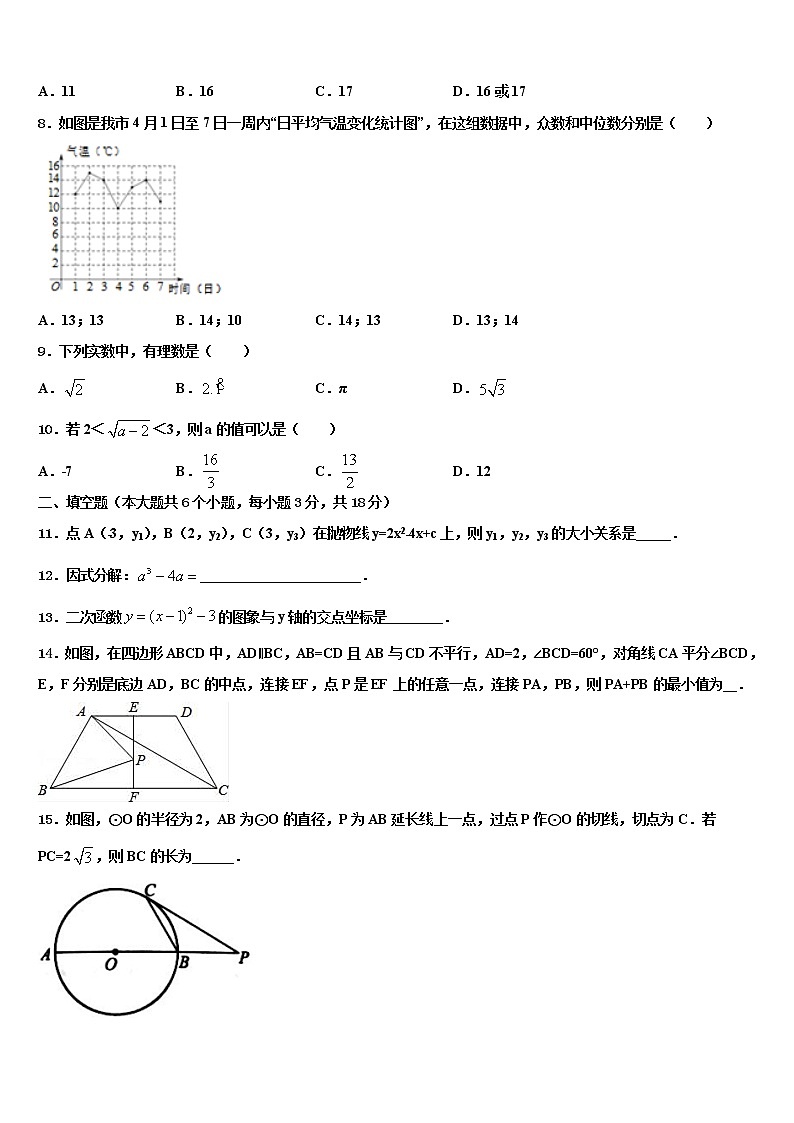 黑龙江省齐齐哈尔市克东县2022年十校联考最后数学试题含解析第2页