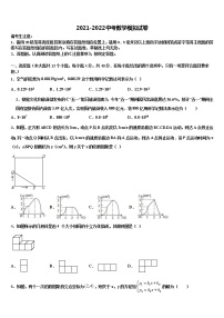 湖南省怀化市2022年中考适应性考试数学试题含解析